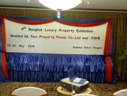 Sedona ဟိုတယ်တွင်ကျင်းပပြုလုပ်နေသည့် 4th Bangkok Luxury Property Exhibition
